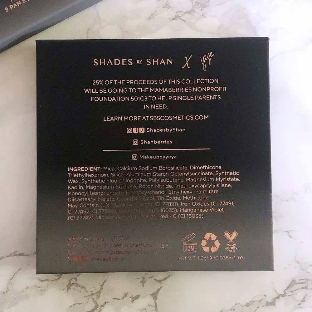 NIB Shades By Shan Neutral Edition Eyeshadow Palette